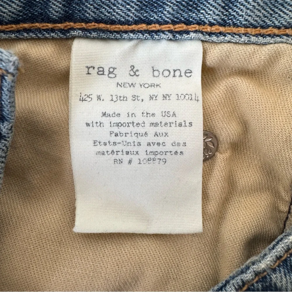 Rag & Bone Sz 26 Distressed Denim Blue Shorts 0024 - Picture 7 of 14
